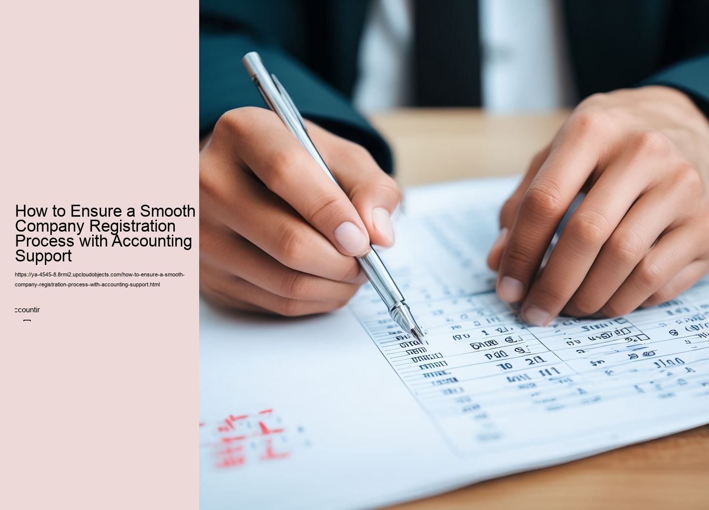 How to Ensure a Smooth Company Registration Process with Accounting Support