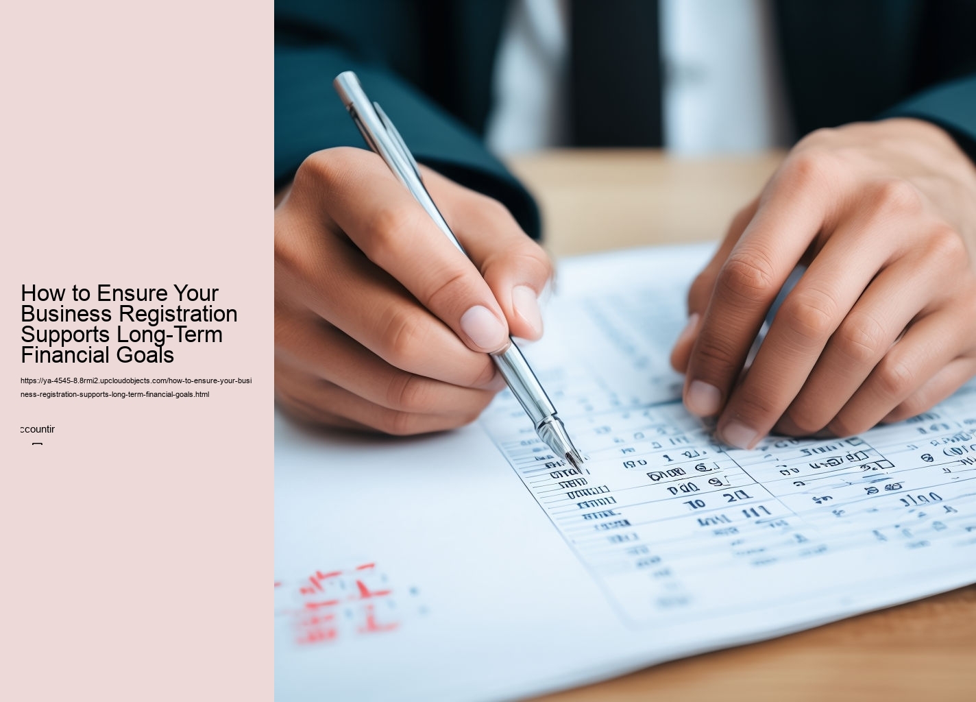 How to Ensure Your Business Registration Supports Long-Term Financial Goals