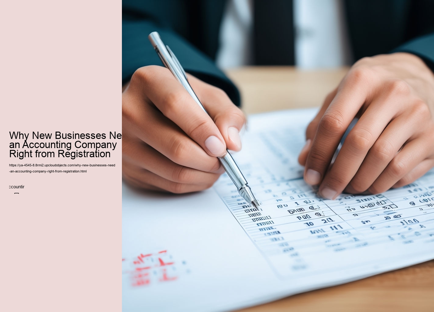 Why New Businesses Need an Accounting Company Right from Registration